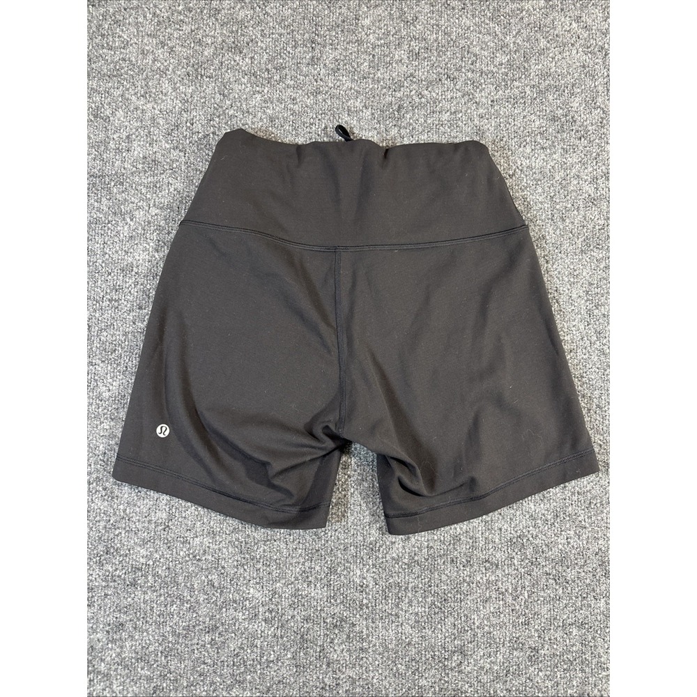 Lululemon Womens Black Wunder Train High Rise Shorts 6" Inseam No size